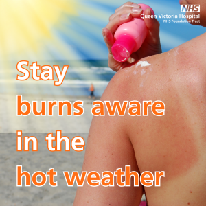Stay burns aware during the hot weather