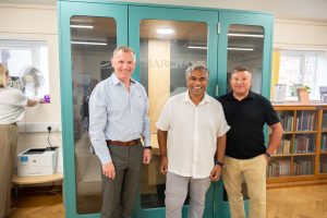 New learning pod pays tribute to beloved hospital figure Bob Marchant